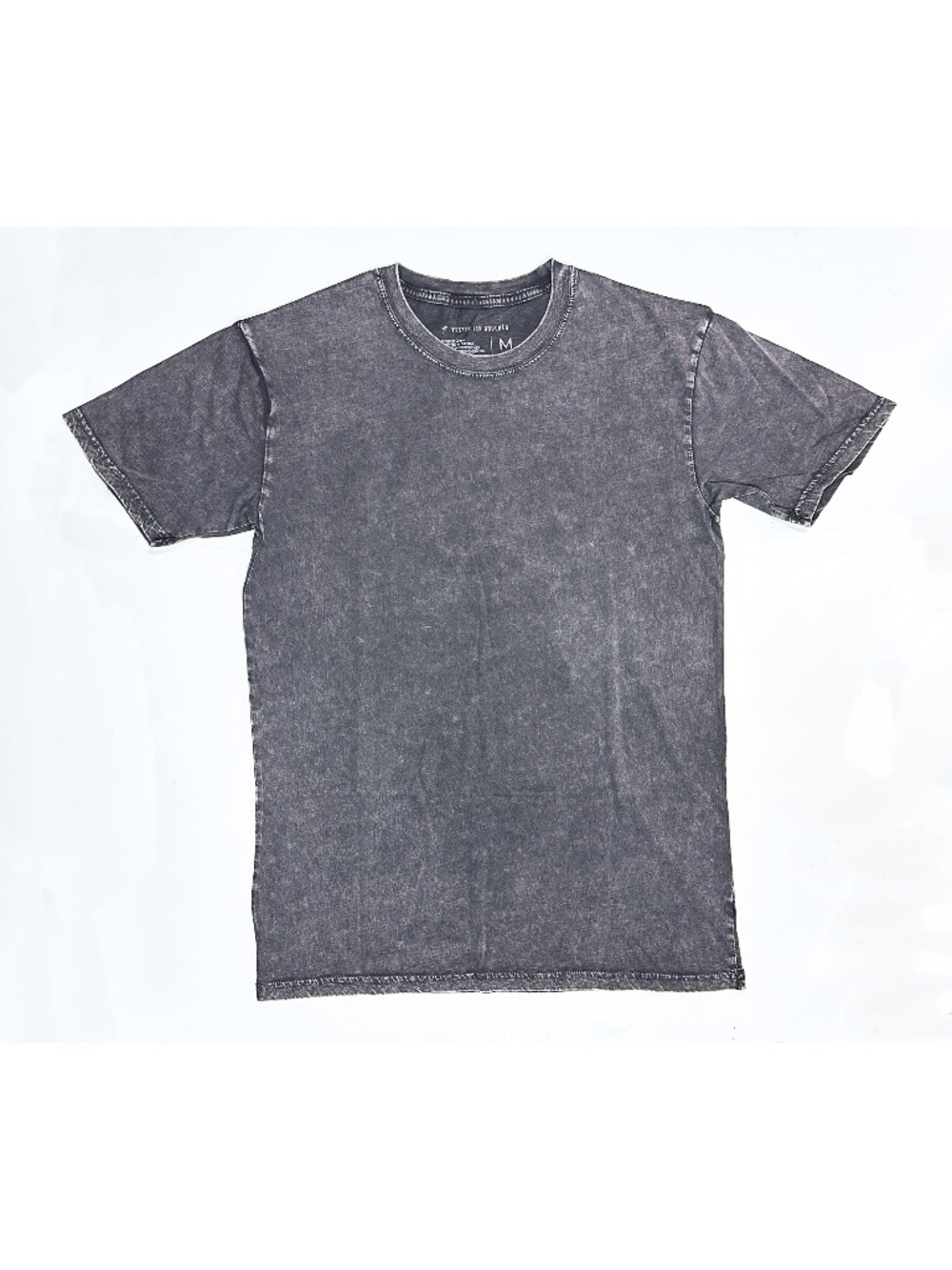 WESTON JON BOUCHER Men's Antique Stone Wash T-Shirt Medium / Large Faded Black